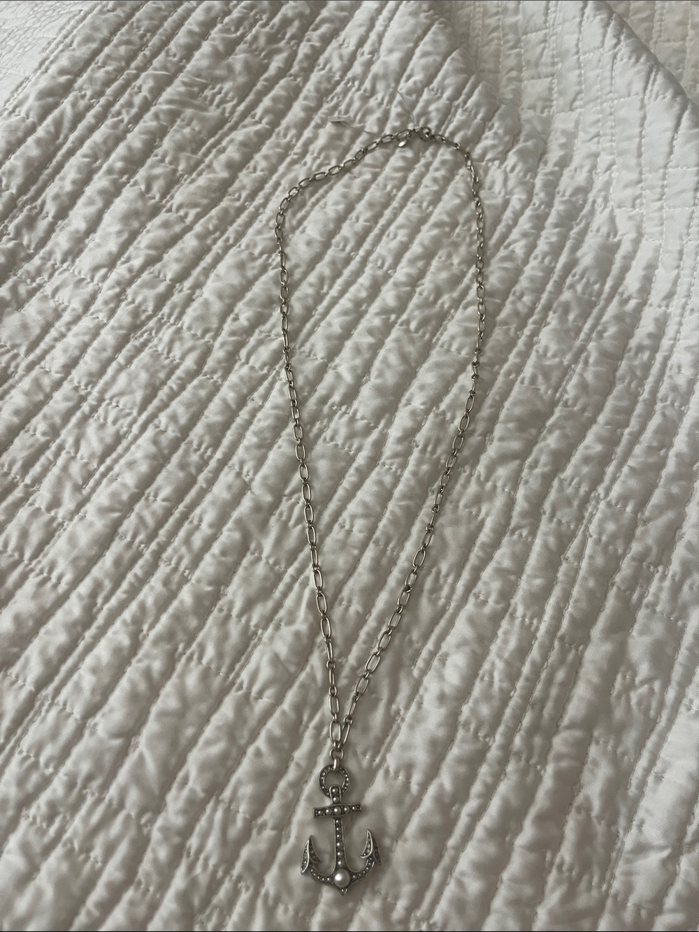 J crew anchor necklace never worn nwt